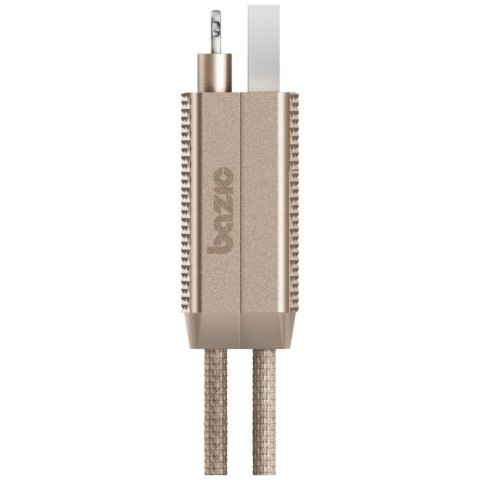Kabel Bazic GoCharge Alucable 4w1 (USB-A/USB-C - USB-C/Lightning) 15cm 60W 3A PD Fast Charge złoty