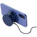 Ładowarka indukcyjna Bazic GoMag Trio 2 3w1 15W magnetyczna do iPhone/Watch/AirPods niebieski