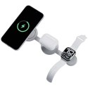 Ładowarka indukcyjna Bazic GoMag Trio 2 3w1 15W magnetyczna do iPhone/Watch/AirPods szara