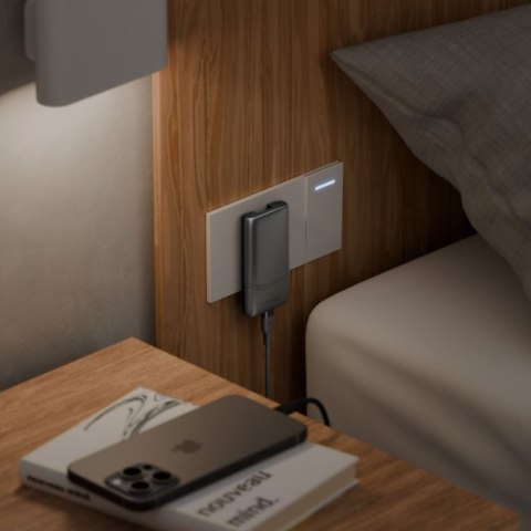 Ładowarka sieciowa Energea TravelWorld Edge 65W 2xUSB-C PD/PPS/QC3.0 (US/UK/EU) złota