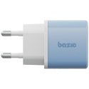 Ładowarka sieciowa Bazic GoPort Velox Kit USB-C/USB-A GaN 35W z kablem niebieski