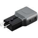 Ładowarka sieciowa Energea TravelGo Adapter 45 2xUSB-C 45W grafitowo-czarny