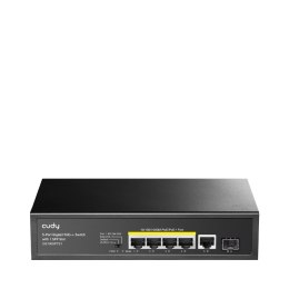 Cudy GS1005PTS1 łącza sieciowe Gigabit Ethernet (10/100/1000) Obsługa PoE Czarny