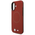 Etui BMW M FW Metal Logo MagSafe do iPhone 17 czerwony