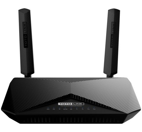 TOTOLINK LR1200 Router WiFi AC1200 Dual Band router bezprzewodowy Fast Ethernet Dual-band (2.4 GHz/5 GHz) 4G Czarny
