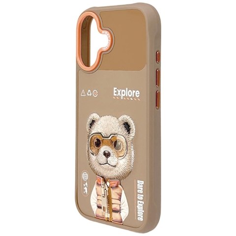 Etui Nimmy Cool&Cute 2.0 Bear do iPhone 17 beżowy