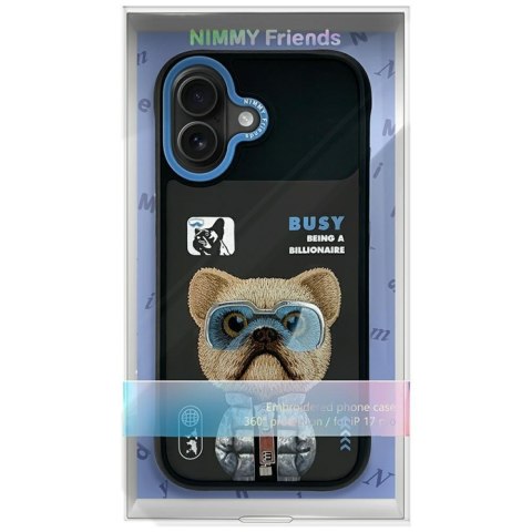Etui Nimmy Cool&Cute 2.0 Dog do iPhone 17 czarny