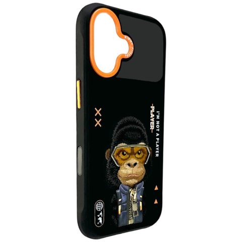 Etui Nimmy Cool&Cute 2.0 Gorilla do iPhone 17 czarny