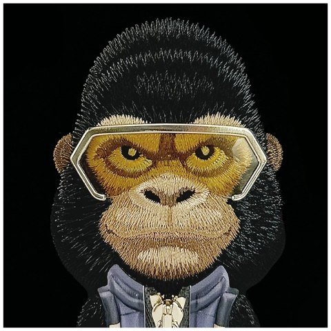 Etui Nimmy Cool&Cute 2.0 Gorilla do iPhone 17 czarny