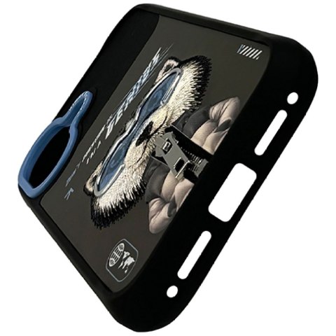 Etui Nimmy Cool&Cute 2.0 Wolf do iPhone 17 czarny