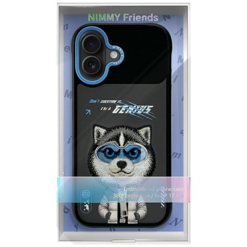 Etui Nimmy Cool&Cute 2.0 Wolf do iPhone 17 czarny