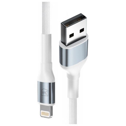 Kabel 3MK Hyper Cable N-SERIES USB-A do Lightning 2m 5V/2.4A 12W biały