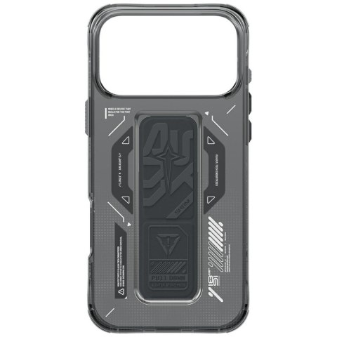 Etui Skinarma Helio do iPhone 17 Pro Max Magnetic Charging + Grip Stand grafitowy