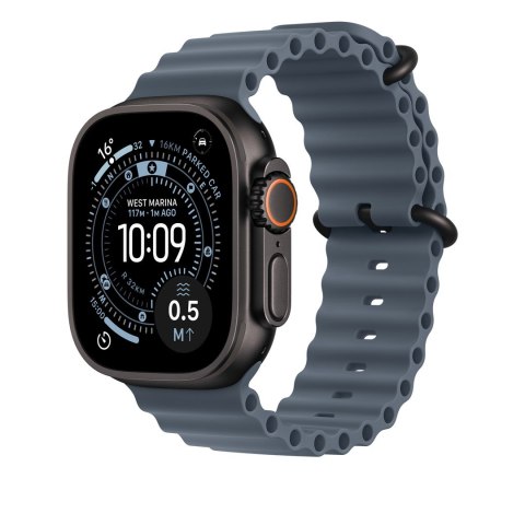 Apple 49mm Anchor Blue Ocean Band - Black Titanium Finish