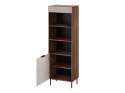 Regał 3 ALMERA 60x42x185 orzech/kaszmir