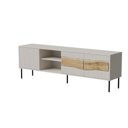 Szafka RTV INSERTO 3D1W 190x40x61,5 kaszmir + LED