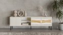 Szafka RTV INSERTO 3D1W 190x40x61,5 kaszmir + LED