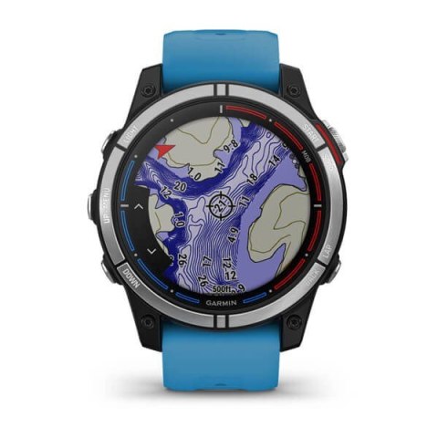Zegarek sportowy Garmin Quatix 7 Base 47mm Niebieski
