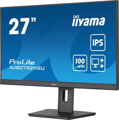 Monitor iiyama XUB2792HSU-B6 27IN FHD IPS BUSI/1920X1080 100HZ 0.4MS 250CD