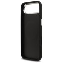 Etui Guess Glitter Triangle Logo MagSafe do iPhone Air czarny