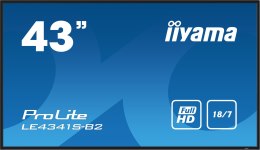 Monitor iiyama ProLite LE4341S-B2 - 43-calowy płaski ekran - 108 cm