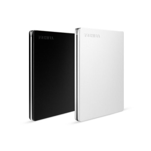 Toshiba Canvio Slim zewnętrzny dysk twarde 2 TB 2.5" Micro-USB B 3.2 Gen 1 (3.1 Gen 1) Srebrny
