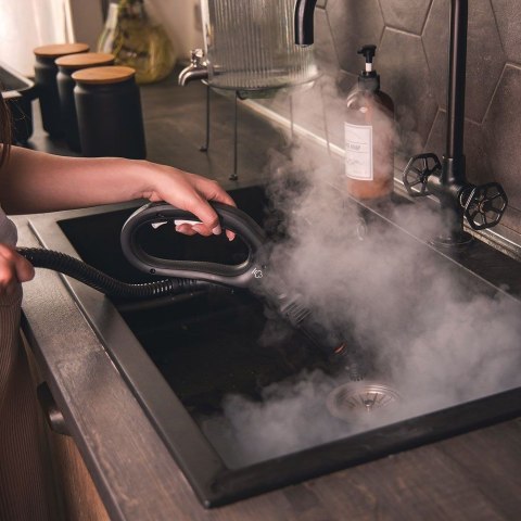 Odkurzacz parowy Polti Vaporetto Smart 110 Eco, Moc 1500 W, Ciśnienie pary 4 bar, Pojemność zbiornika na wodę 2 L, Biały/Zielony