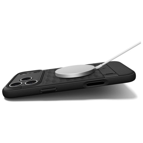 Etui Spigen Parallax "S" MAG MagSafe do iPhone 17 Pro Max czarny