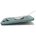 Etui Spigen Parallax "S" MAG MagSafe do iPhone 17 Pro Max zielony