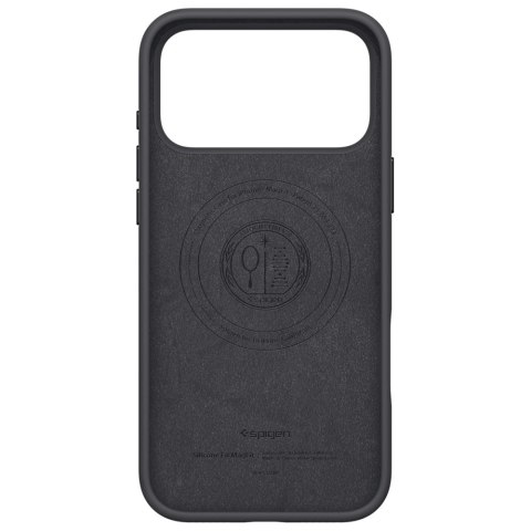 Etui Spigen Silicone Fit MAG MagSafe do iPhone 17 Pro czarny