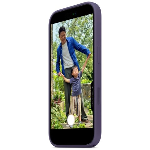 Etui Apple Silicone Case MagSafe do iPhone 17 fioletowy