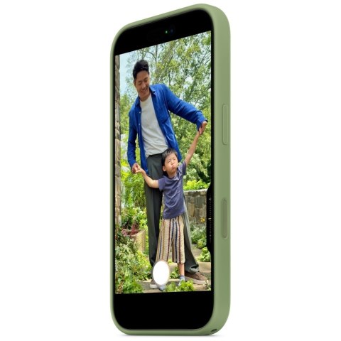 Etui Apple Silicone Case MagSafe do iPhone 17 zielony