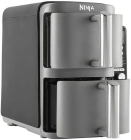 Frytownica powietrzna NINJA Double Stack XL | SL400EU | Moc 2470 W | Pojemność 9,5 l | Czarny/Szary