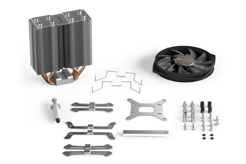 Be quiet! SHADOW ROCK SLIM 2 Procesor Chlodnica/wentylator 13,5 cm Aluminium, Czarny, Miedziany 1 szt.