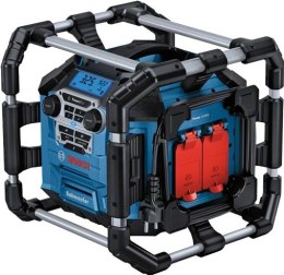 Przenośny cyfrowy radio Bosch GPB 18V-5 C Professional z aluminium w kolorach czarnym i niebieskim