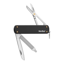 Nóż wielofunkcyjny NexTool Mini Pocket Knife NE0141 4w1 czarny