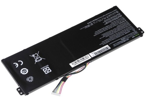 Green Cell baterie dla Acer Aspire E11 ES1-111M ES1-131 E15 ES1-512, Li-Ion, 11.4V, 2100mAh, AC52