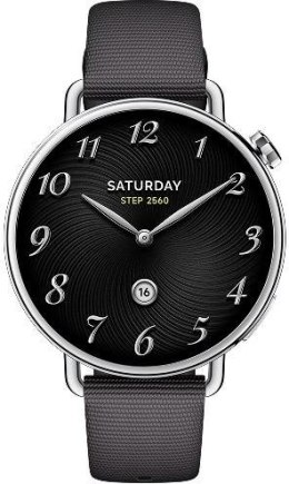 Smartwatch Xiaomi Watch S4 41mm Fluororubber Strap czarny