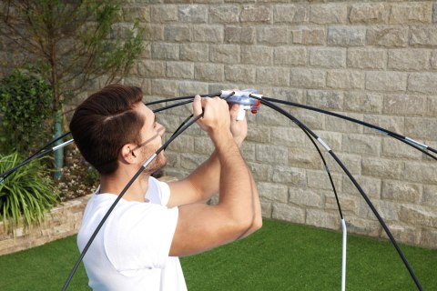 Bestway Steel Pro 56432 basen zewnętrzny naziemny Basen ramowy W kształcie okręgu 1688 l Pomarańczowy, Żółty