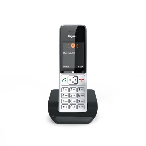 Telefon bezprzewodowy Gigaset 500 Comfort ECO DECT GAP CAT-iq srebrny