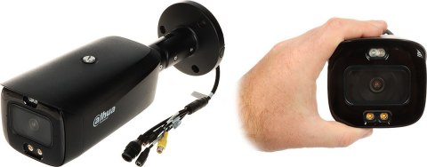 Kamera IP IPC-HFW3849T1-AS-PV-0360B-S5-BLACK TiOC Full-Color - 8.3 Mpx 4K UHD 3.6 mm DAHUA