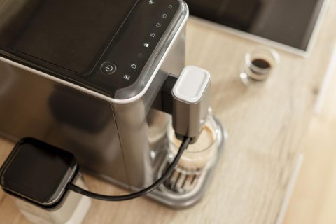 Gorenje Ekspres do kawy GFACM20S Ciśnienie pompy 20 bar, Odłączany spieniacz do mleka, Automatyczny, 1350 W, Stal nierdzewna