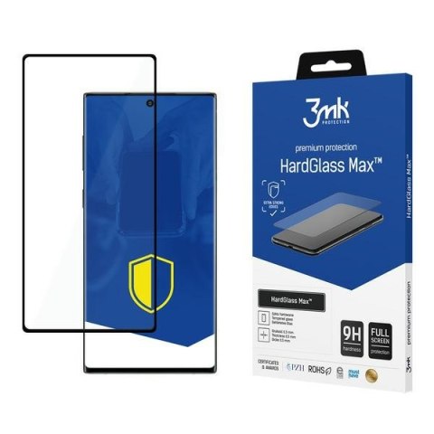 3MK HardGlass Max New Sam Note 10 N970 czarny/black, FullScreen Glass Sensor-Dot