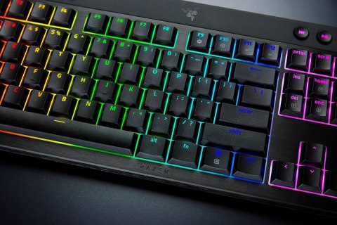 Klawiatura Razer BlackWidow V4 Low-profile HyperSpeed (pomarańczowy przełącznik) - Układ amerykański