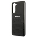 AMG AMHCS21FESGSEBK S21 FE G990 czarny/black hardcase Leather Debossed Lines