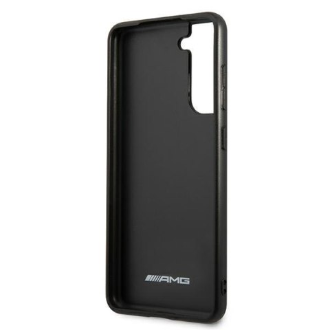 AMG AMHCS21FESGSEBK S21 FE G990 czarny/black hardcase Leather Debossed Lines