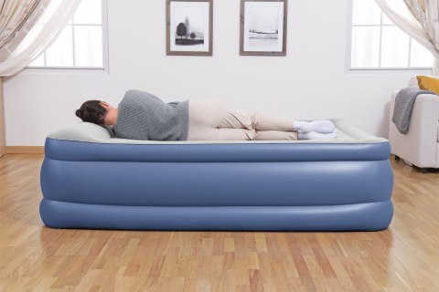 Bestway 67614 / 23 dmuchany materac Podwójny materac Niebieski, Biały Unisex