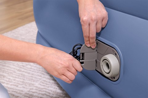 Bestway 67614 / 23 dmuchany materac Podwójny materac Niebieski, Biały Unisex