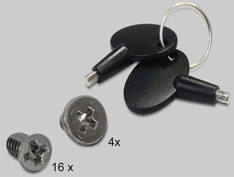 Kieszeń Delock 5.25" Mobile Rack dla 4 x 2.5" SATA HDD / SSD