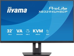 Monitor iiyama ProLite 32'' 4K VA z USB-C (95W), przełącznikiem KVM i obsługą PiP/PbP